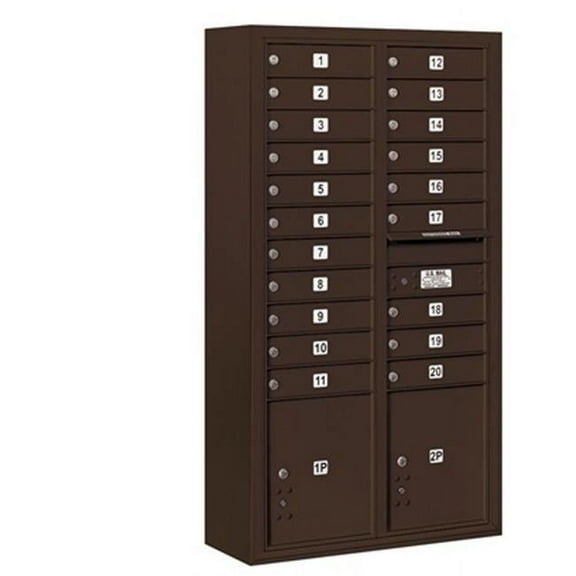 Surface Mounted Enclosure - for 3716 Double Column Unit - Bronze