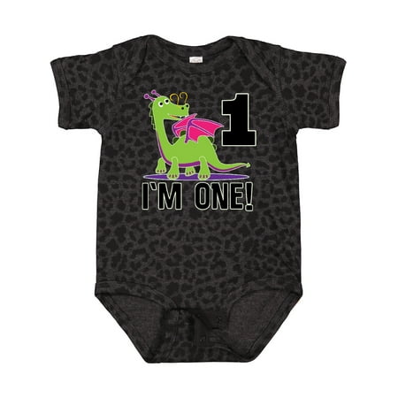

Inktastic First Birthday Outfit Girl Dragon Gift Baby Girl Bodysuit