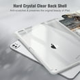 thumbnail image 5 of Fintie Hybrid Slim Case for iPad Pro 13-inch (M5) 2025 / (M4) 2024, Shockproof Cover with Clear Back Shell & Pencil Holder, Cloudy Marble, 5 of 10