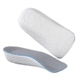 thumbnail image 1 of Height Increase Insoles Breathable Arch Support Insoles Comfortable Growing Shoe Pads for Leg Length Discrepancy Grey 2.5cm Men, 1 of 6