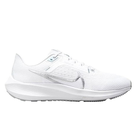 Nike Air Zoom Pegasus 40 White/Metallic Silver DV3854-101 Women's Size 10