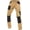Khaki, variant on Men’s Heavy Duty Cargo Work Pants – Cordura Reinforced Knees, Multi‑Pocket Utility Trousers for Construction