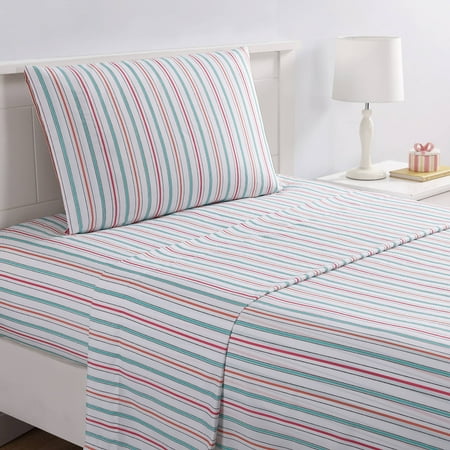 Multi Stripe Sheet - Mainstays Kids Multi Stripe Coordinating Sheet Set