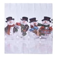 thumbnail image 1 of Cortinas opacas con estampado digital para dormitorio y sala de estar, 170 x 200 cm, cortinas navideñas con temática de muñeco de nieve, 1 of 8