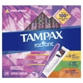 thumbnail image 1 of Tampones Tampax Radiant Trio Pack sin fragancia 28 unidades, 1 of 9