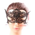 thumbnail image 3 of Minnieouse Gargantilla de vampiro cubre negro exquisito Retro moda diseño ahuecado pieza facial para Cosplay costumbres exóticas para fiesta Ropa, zapatos y accesorios Miscelánea M020, 3 of 6