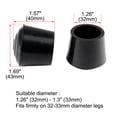 thumbnail image 2 of Rubber Leg Cap End Tip Furniture Feet Protector 32mm 1 1/4" Inner Dia 16pcs, 2 of 7