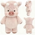 thumbnail image 5 of LOWLHOME Cute Running Highland Cow Plush Toy, 23.7inch Running Cow Plush, Moving Legs Stuffed Animal Toy, Soft And Cuddly Farm Animal Doll, Cozy Huggable Gift for Adult(Pink), 5 of 5