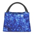 thumbnail image 1 of Easygdp Blurred Star Snow Christmas Bolsa de Almuerzo Insulada Reutilizable, Bolsa de Mano y Bandolera para Oficina, Trabajo, Viajes, 1 of 6