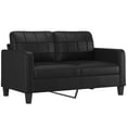 thumbnail image 2 of vidaXL Sofa Chair Relax Lounge Seating Furniture Black/Cappuccino Multi Sizes, 2 of 10