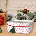 thumbnail image 5 of Wadada Christmas Storage Bin Collapsible Large Christmas Storage Baskets for Gifts Empty Candy Holiday Decor Canvas Laundry Basket Foldable Storage Box for Office Home Bedroom Clothes, 5 of 6