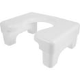 thumbnail image 1 of HEALEEP Poop Step Stool Toilet Footstool For Bathroom White Comfortable Platform 1Set, 1 of 8