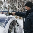 thumbnail image 4 of JilgTeok Ice Scraper for Car Windshield, Snow Scraper for Car, Ice Scraper for Cars and Small Trucks, Scratch Free Ice Snow Frost Removal Tool Non-Slip Handle(7.17*2.95in), 4 of 5