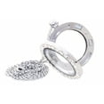 thumbnail image 2 of BG247 Floating Locket (Silver Rhinestone Circle), 2 of 2