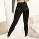 thumbnail image 2 of Pantalones holgados Gibobby Mujer cintura alta con cremallera negro XL, 2 of 5