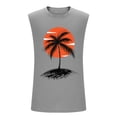thumbnail image 3 of Sleeveless Cotton Shirts for Men Mens T-Shirts White Summer Shirts for Big Men Cotton Oversized Cotton Graphic Tshirts for Men, 3 of 5