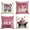 Pink, variant on Sm:)e Lets Get Spooky Jack-O'-Lantern Truck Ghost Halloween Throw Pillow Cover 20x20 Inch Decorative Outdoor Cushion Covers Set of 4