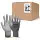 thumbnail image 1 of Dulfine Guantes De Trabajo De Seguridad Para Hombre, Talla Grande, Color Gris, 60 Pares, Con Revestimiento Fino De Poliuretano, Para Tareas Generales Ligeras A Medianas, 1 of 5
