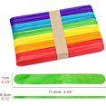 thumbnail image 3 of Colored Craft Sticks - Wooden Craft Sticks Popsicle Sticks Craft Sticks Jumbo Colored 4.5 Inch 250Pcs, 3 of 7