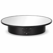 Electric Display Turntable, 7.9" Rotating Platform with Mirrored Surface, Automatic Revolving Stand for Photography, Jewelry, Watch Showcasing