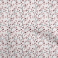 thumbnail image 1 of oneOone Tissu Georgette Viscose Blanc Matériel de Robe Florale Tissu Imprimé Tissu au Mètre 42 Pouces de Large, 1 of 4