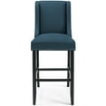 thumbnail image 4 of Modway Baron Upholstered Fabric Bar Stool in Azure, 4 of 7