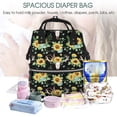 thumbnail image 5 of Xecao print Large Capacity Nappy Bag is a multi-functional waterproof travel backpack, perfect as a nursing bag or mummy backpack for women, 5 of 6