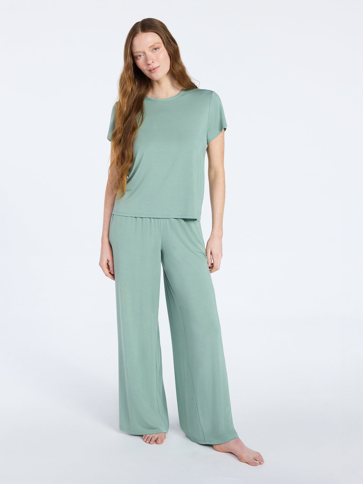 Joyspun Women’s Sleepwear Modal Pajama Long Pants, 30'' Inseam, Sizes S-3X