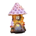 thumbnail image 3 of Accesorios de hadas de hadas Decoración de esculturas de jardín Dollhouse de champiñones Solar Luces solares Solar Hoden Garden House para balcón, 3 of 8