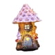 thumbnail image 3 of Estatua de jardín con luces solares en forma de hongo, decoración única para casa de muñecas, casa en miniatura de resina, casa de hadas para jardín d, 3 of 8