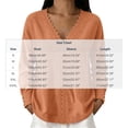 thumbnail image 4 of yillto Womens Tops Lace V Neck Ribbed Long Sleeve Dressy Fashion Elegant Loose Blouses Sweater, 4 of 6