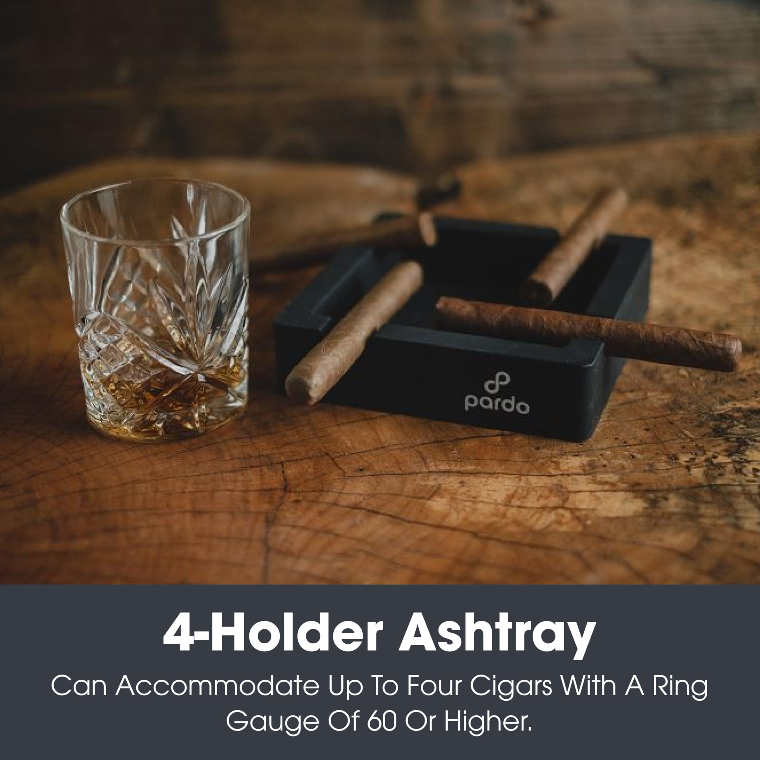 Ashtrays 2 Pack, Large Glass Ashtray For Cigarette - View #6