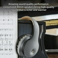 thumbnail image 6 of CXALSSY X3 Active Noise Cancelling Headphones, Over-Ear Headphones with Mic for Kids/Adults/Teen/School/TV, Gray, 6 of 6
