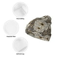 thumbnail image 3 of Lsque Dandelion Flower Pattern Knitted Beanie, Unisex Winter Hat, Knit Hat Winter Beanies Thick Fisherman Beanies Cuffed Plain Skull Caps, 3 of 6