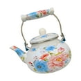 thumbnail image 5 of FashionCha Decorative Teapot Enamel Tea Kettle Floral 2.5L New Year Water Kettle Coffee Pot, 5 of 9