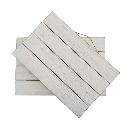 UPC: 0195158661750 | 17  Whitewashed Plaque by Make Market™  2ct.