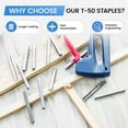 thumbnail image 7 of MEITE 20GA Stainless Steel T-50 Staples, 3/8" Crown 1/2" Length for Upholstery 1,512 Pcs/Pack(10 Packs), 7 of 7
