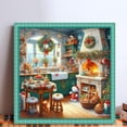 thumbnail image 2 of Hilo Algodón Ecológico Bordado Punto Cruz Navideño Impreso 11CT 50x50cm, 2 of 9