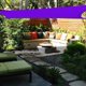 thumbnail image 5 of Toldo de vela de sombra impermeable con bloqueador UV para patio, tela de bloque de punto con triángulo equilátero, pérgola, cochera, 5 of 7