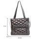 thumbnail image 3 of Bolso De Hombro Bolso acolchada de algodón, informal, de invierno, con asa superior, suave para ir de compras, viajar, 3 of 8