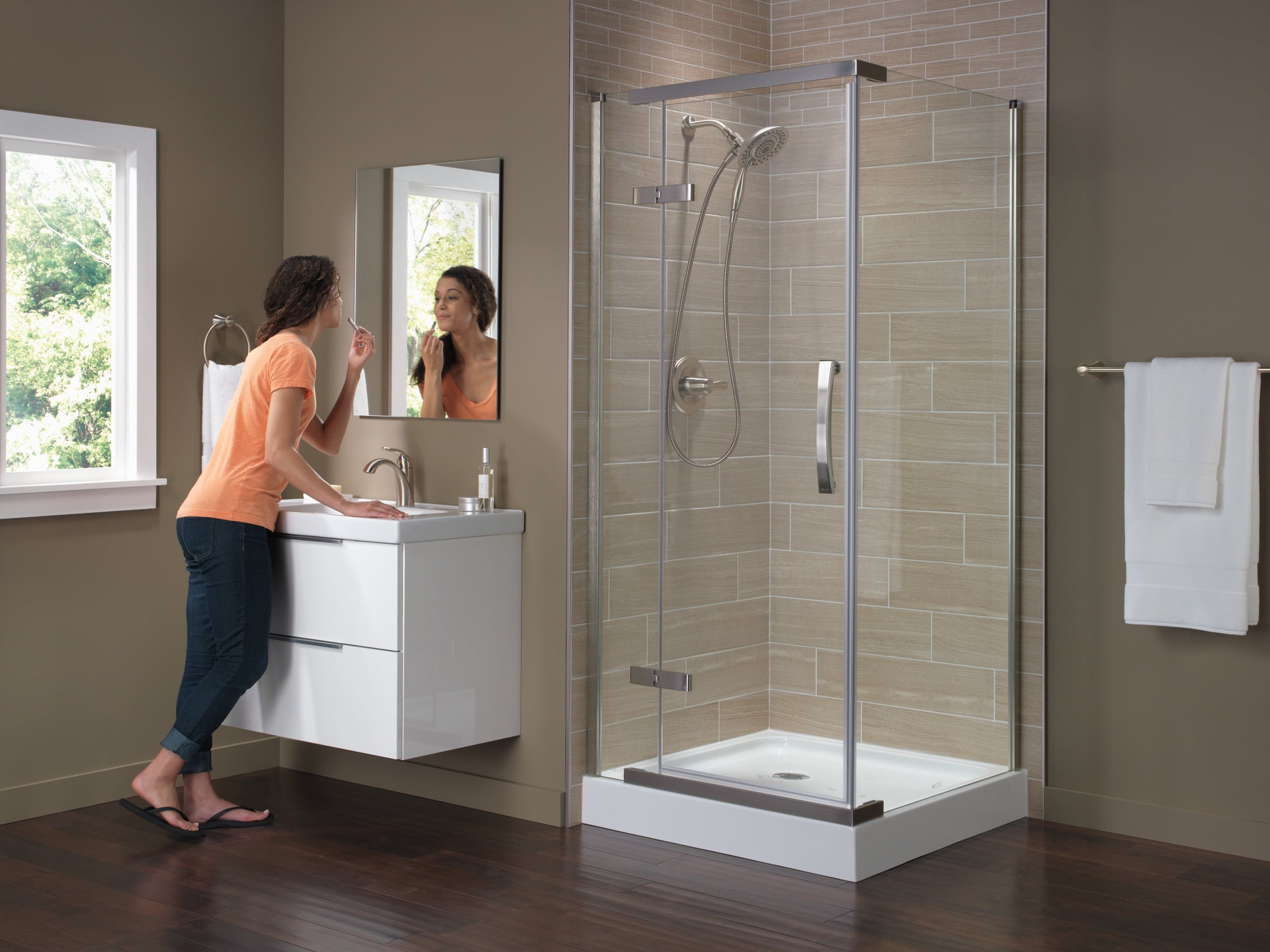Delta Lahara Single Handle Bathroom Faucet in Stainless 538-SSMPU-DST