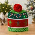 thumbnail image 6 of LED Light up Christmas Hats Xmas Knitted Hat Unisex Winter Hat Flashing Cap for Adults Kids Christmas New Year, 6 of 12