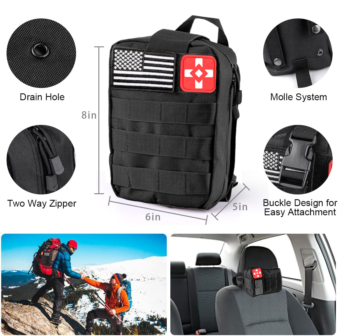 TEIPUERY 250-Piece Emergency Survival First Aid Kit photo 8