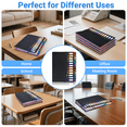 thumbnail image 7 of Troxlin Expanding File Folder 12 Pockets Accordion File Organizer with Colorful Tabs,Portable A4 Letter Size Paper Document Receipt Organizer for Office Home,Black, 7 of 7