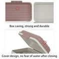 thumbnail image 4 of Tahtuvzn Storage and Organization Clearance! Leakproof Travel Soap Dish with Lid Draining Soap Bar Travel Soap Container Portable Soap Case for Traveling Camping Outdoor Gym Bathroom, 4 of 6