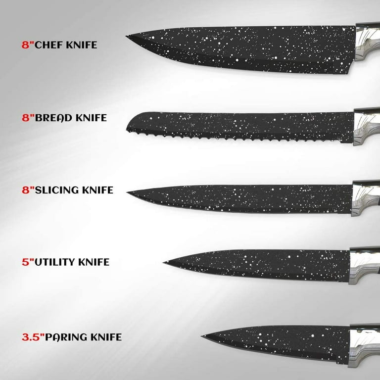 Ceramic Knife Set (Gift Box), Ankway 5 Pieces Kitchen Knives with Covers  Durable Rust Proof Lightweight Kitchen Ceramic Knife Set with Sheaths (4 Knife  Blades, 4 Sheaths and 1 Fruit Peeler) – Walmart Inventory Checker –  BrickSeek