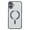 Darkpurple, variant on Designed for iPhone 17 Case Clear Magnetic Compatible with MagSafe, Thin Slim Transparent Non Yellowing, Hybrid Soft Silicone Bumper & Hard Plastic Protective Plating Phone Cover, Blue