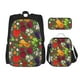 thumbnail image 1 of Disketp Begetable Mochila Estampada de Gran Capacidad con Lonchera y Estuche, Set de 3 Piezas para Estudiantes, 1 of 7