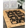 thumbnail image 2 of Ahgly Company Indoor Rectangle Abstract Bakers Brown Oriental Area Rugs, 3' x 5', 2 of 6