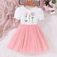 thumbnail image 2 of JoyHoop Tulle Dress for Girls Birthday Outfit Party Dresses Toddler Short Sleeve Causal Summer Tutu Skirts for 2-7 Years, 2 of 6